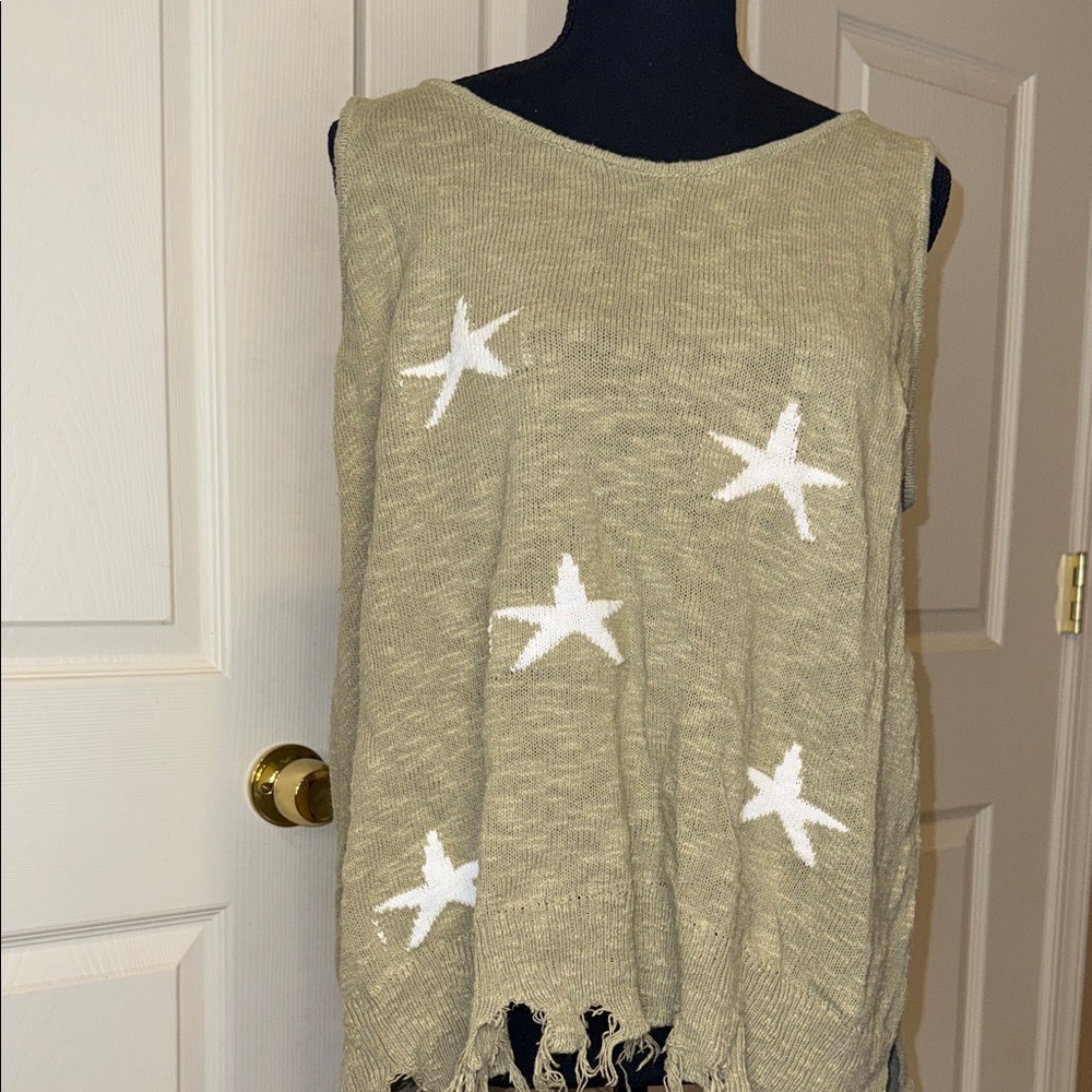 Starry Olive Knit Tank Top